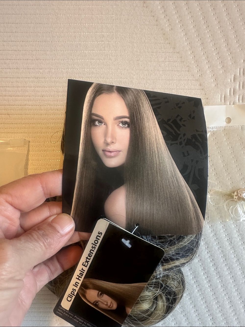 Clips In Hair Extensions - Light Brown